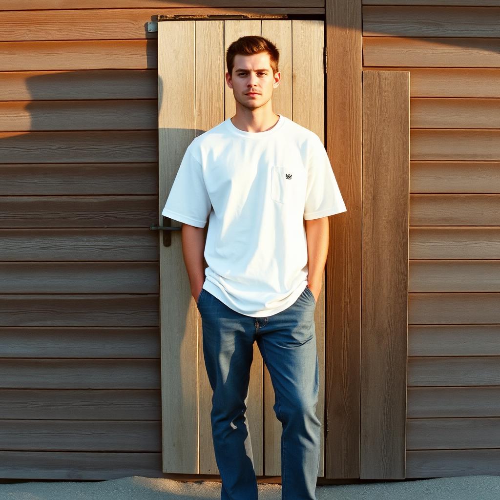 The Salt Run Pocket Tee — White